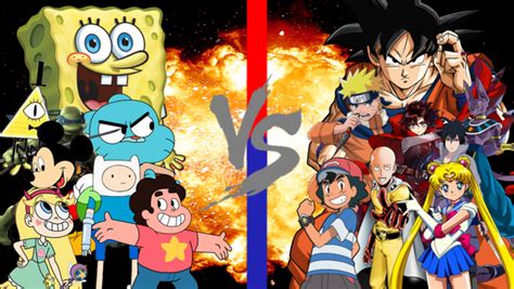 Cartoons As Anime Cartoon Vs Anime Part 4 Youtube Gambaran