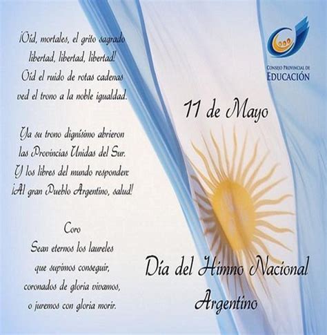 11 De Mayo DÍa Del Himno Nacional Argentino