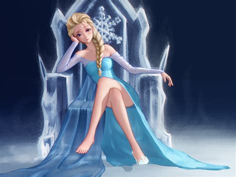 Sexy Elsa On Her Throne X Over Post From R Frozen R Elsamasterrace