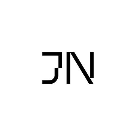 Premium Vector Jn Monogram Logo Design Letter Text Name Symbol