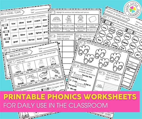 Phonics Worksheets For 2nd Graders Online Splashlearn Browse