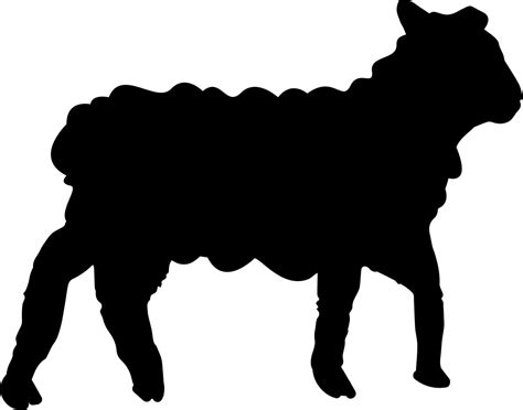Sheep Goat Lamb And Mutton Silhouette Sheep Png Download 981770
