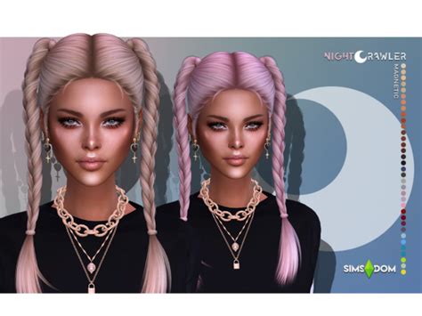 Nightcrawler Magnetic Hair The Sims 4 Download Simsdomination In