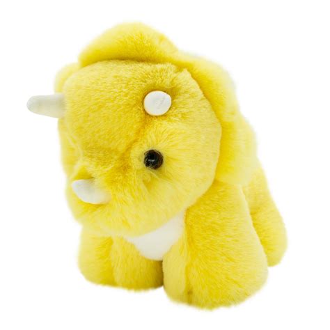 Worlds Softest 9 Inch Baby Yellow Triceratops Super Soft And