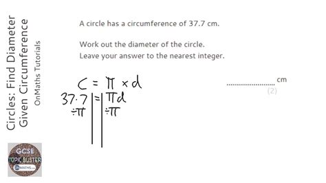 We go over that process in today's math lesson! Circles: Find Diameter Given Circumference (Grade 4 ...