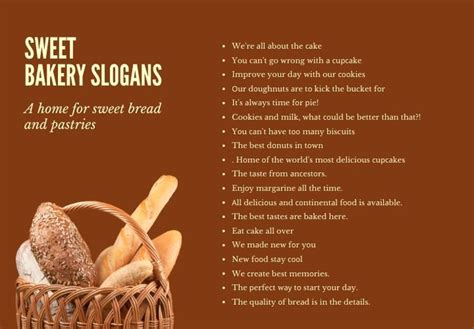 Attractive Bakery Slogans Ideas And Taglines
