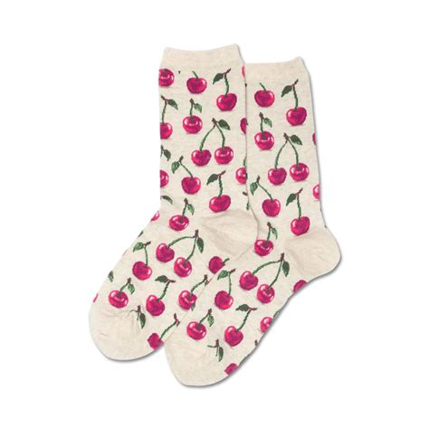 Cherries Socks Funky Socks Pretty Socks