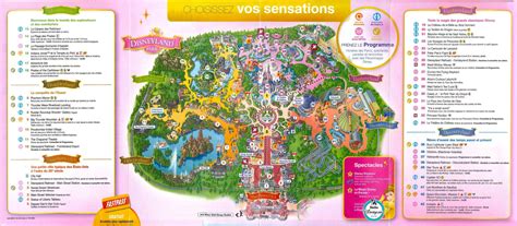 Plan Des Parcs Disneyland Paris Et Programme Mamansanta Maman Blogueuse