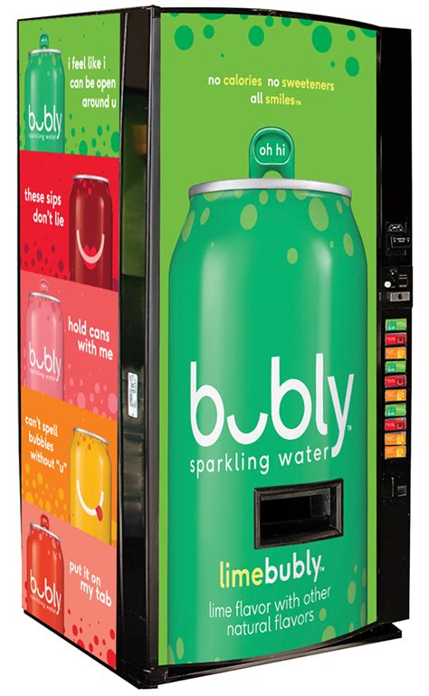 Pepsico Introduces Bubly Vending Machines