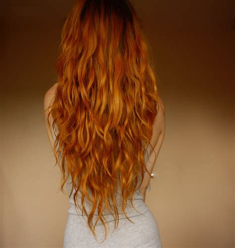 Rote Haare Frisuren Dauerwellen Lange Haare Lange Haare
