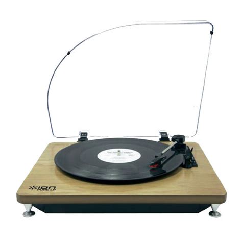 Ion Pure Lp Usb Conversion Turntable For Mac Pc Wood Nearly New At