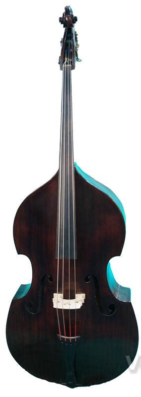 Antique Wooden Bass Fiddle W Very Fancy Antique Wooden