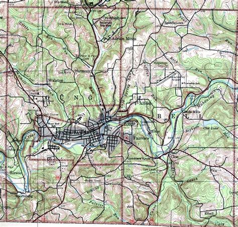 Jefferson County Pennsylvania Maps