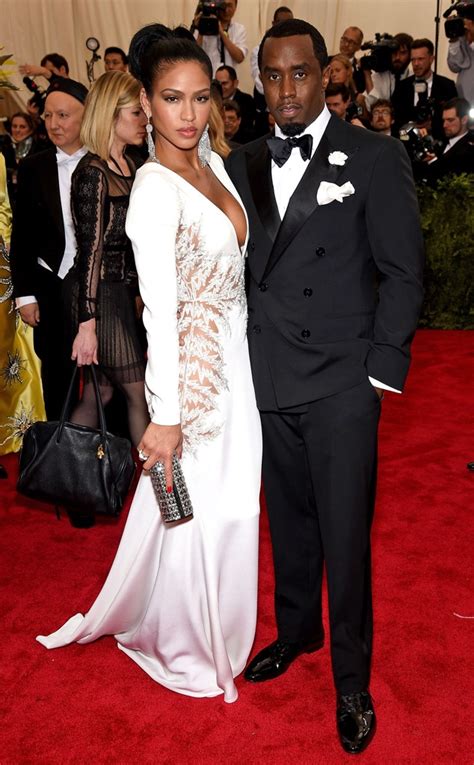 Cassie Ventura And Sean Diddy Combs From 2015 Met Gala Red Carpet