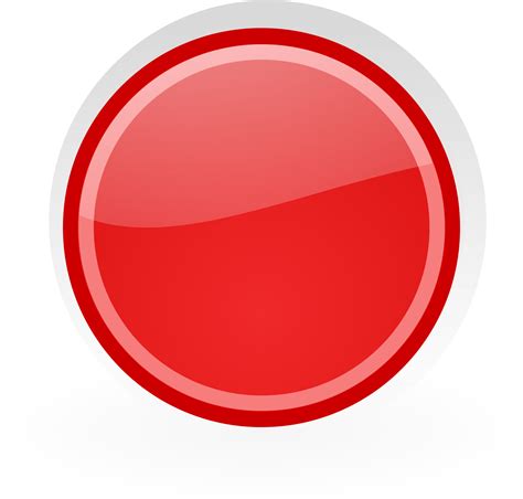 Big Image Red Record Button  Clipart Full Size Clipart 80714