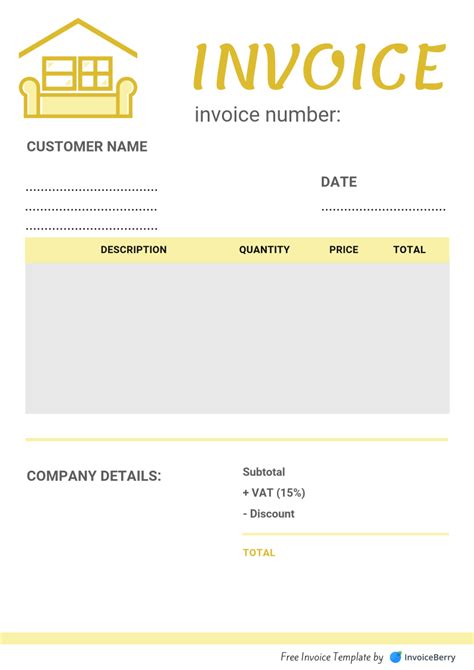Free Invoice Templates Download All Formats And Industries Invoiceberry