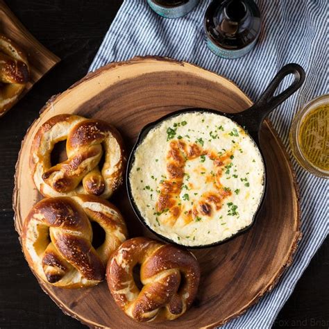 Soft Beer Pretzels With Beer Cheese Dip Fox And Briar Recipe German Food Authentic