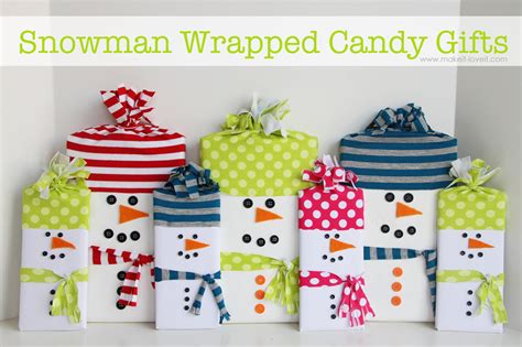 Snowman Wrapped Candy Ts Snowman Crafts Christmas T Wrapping