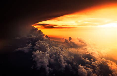 Wallpaper Relaxing Horizon Scenic Sunset Clouds Sky Wallpx