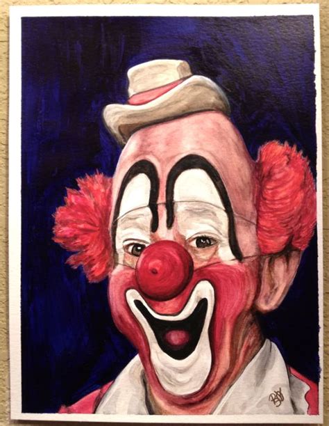 Greatclownportraits Clown Paintings Vintage Clown Art