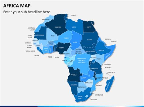 Editable Powerpoint Map Africa Countries Map Africa Map African Sexiz Pix