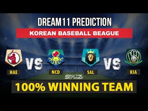 Use baseball item in the main navigation to browse through other baseball leagues and to find more competitions from south korea category, including history results, tables and statistics. HAE vs NCD Dream11 Prediction | SAL vs KIA Dream11Team ...