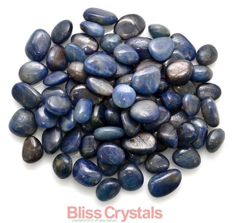 2 Blue Sapphire Tumbled Stone Size Small Corundum Crystal Healing