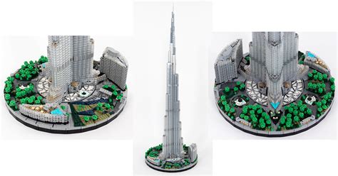 Stunningly Large Microscale Model Of Burj Khalifa The Brothers Brick