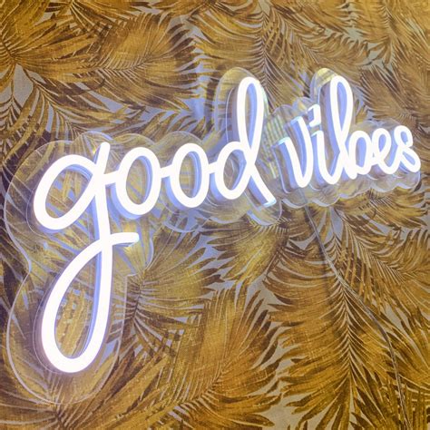 Good Vibes Led Neon Sign Noalux Led Neon Signs ⚡
