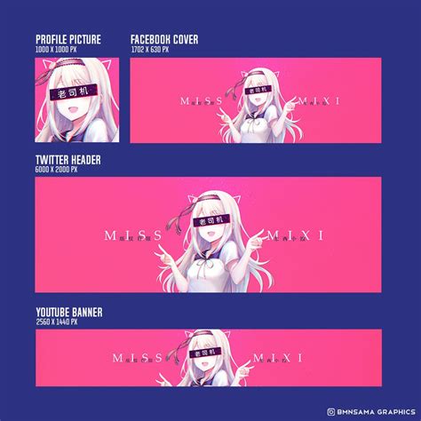 Check spelling or type a new query. Miss MIXI 《米西小姐》 | Anime Banner Art Design theme in 2020 ...