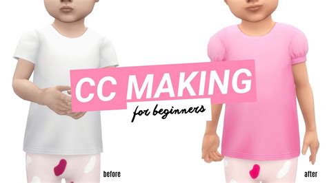 How To Make Cc Clothing For The Sims 4 Tutorial Youtube