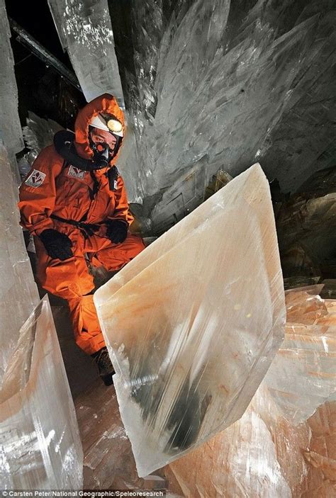 Largest Crystals In The World Giant Crystal Cave Mexico At The Naica Mine Located In