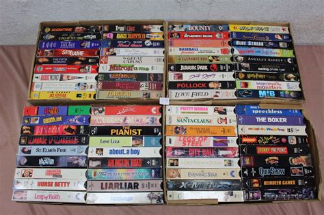 Lot Of Assorted Vhs Tapes Bodnarus Auctioneering