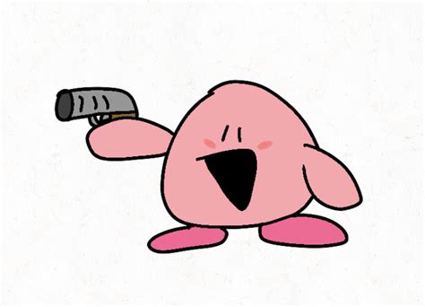 Kirby With A Gun By Stupidproductions69 On Newgrounds