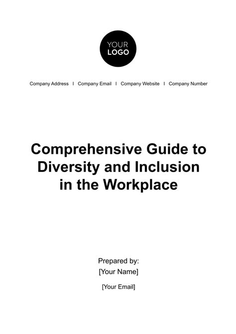 Free Comprehensive Guide to Diversity and Inclusion in the Workplace HR