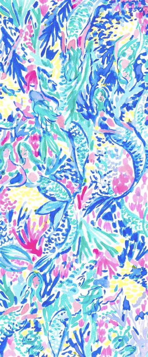 Mermaids Cove Background Color Periwinkle Cute Desktop Wallpaper