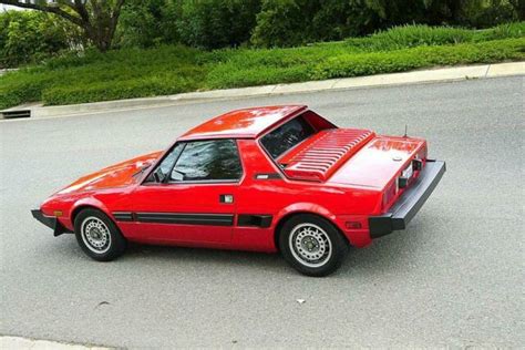 1987 Bertone Fiat X 19 19 5 Speed Manual Red California Car Rare Year