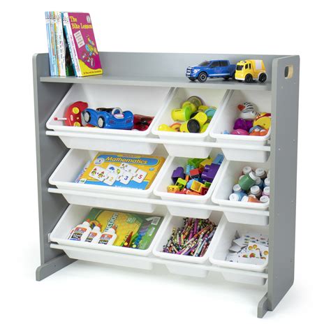 Humble Crew Toy Storage Organizer With Shelf And 9 Storage Bins