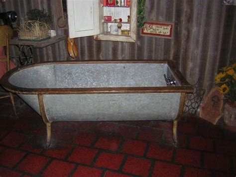 Shop wayfair for the best metal bathtub. galvanized horse trough shower | Old Metal Bathtub ...
