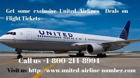 Get Some Exclusive United Airlines Deals On Flight Tickets Flight