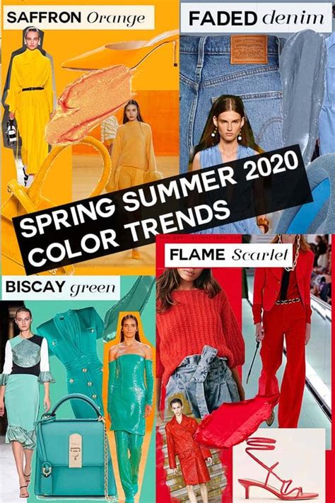 The Biggest Spring Summer Color Trends For 2020