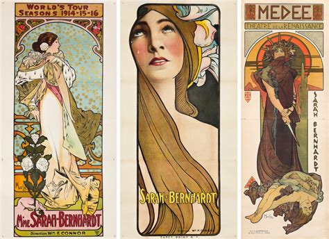 Alphonse Mucha Sarah Bernhardt Posters Swann Galleries News