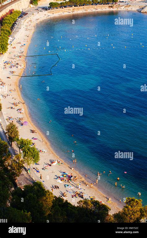 View Of The Gulf And The Beach Of Villefranche Sur Mer Cote Dazur