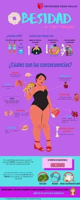 obesidad infografía maryuri gonzales udocz