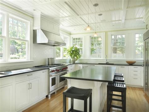 In all my previous houses, i wanted to do something interesting to the ceilings, the 5th wall as some decorators call it. Beadboard Ceiling - Cottage - kitchen - Union Studio ...