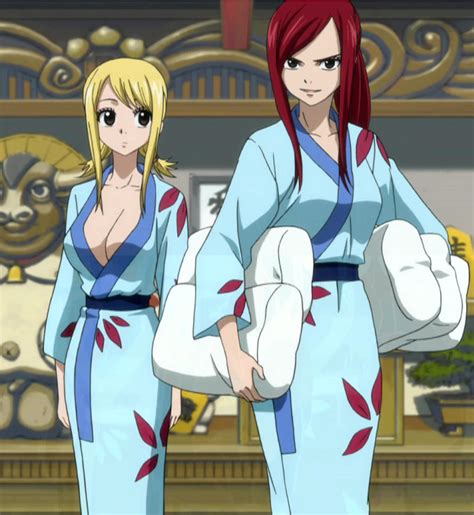 Erza Scarlet And Lucy Heartfilia Stitch Pajamas By Octopus Slime On