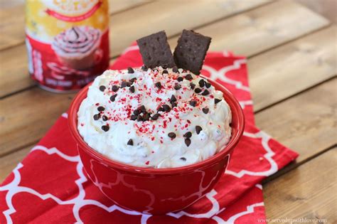 Peppermint Mocha Cheesecake Dip Recipe From Served Up With Love This