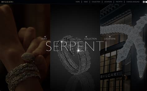 BVLGARI Serpenti Collection Website On Behance