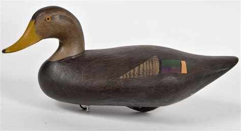 Lot Carved Painted Duck Decoy