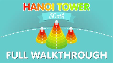 Math Tower Of Hanoi Full Walkthrough Youtube